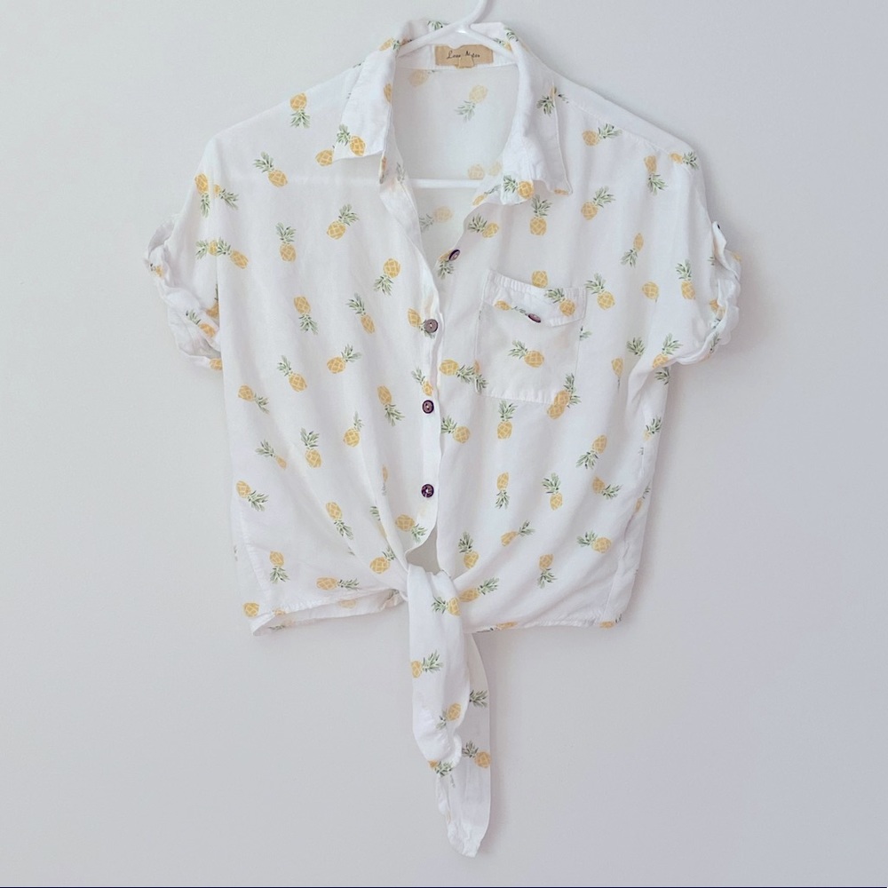 Tie front shirt